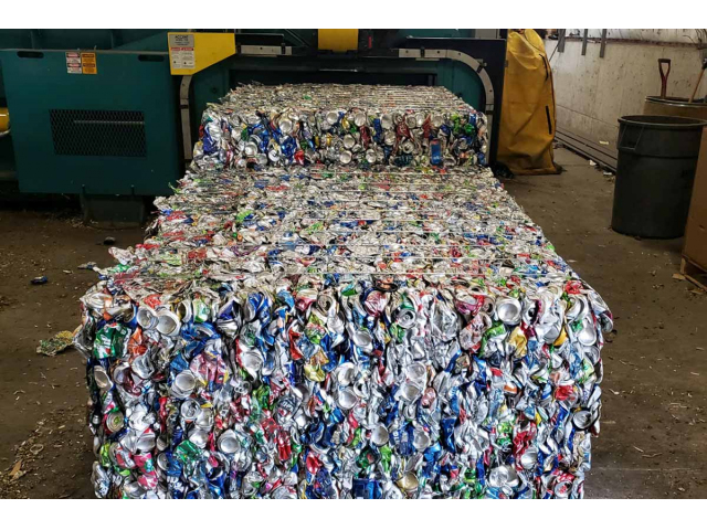 Baled Aluminium Cans